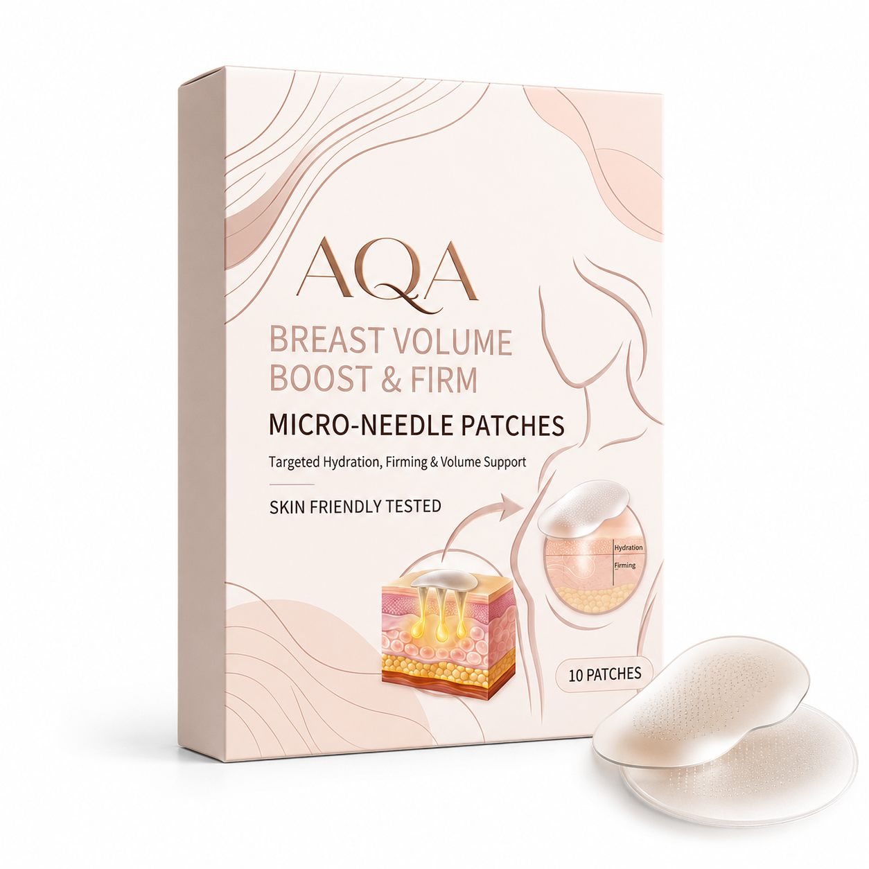 AQA BREAST ENHANCEMENT MICRO-CONE PATCHES