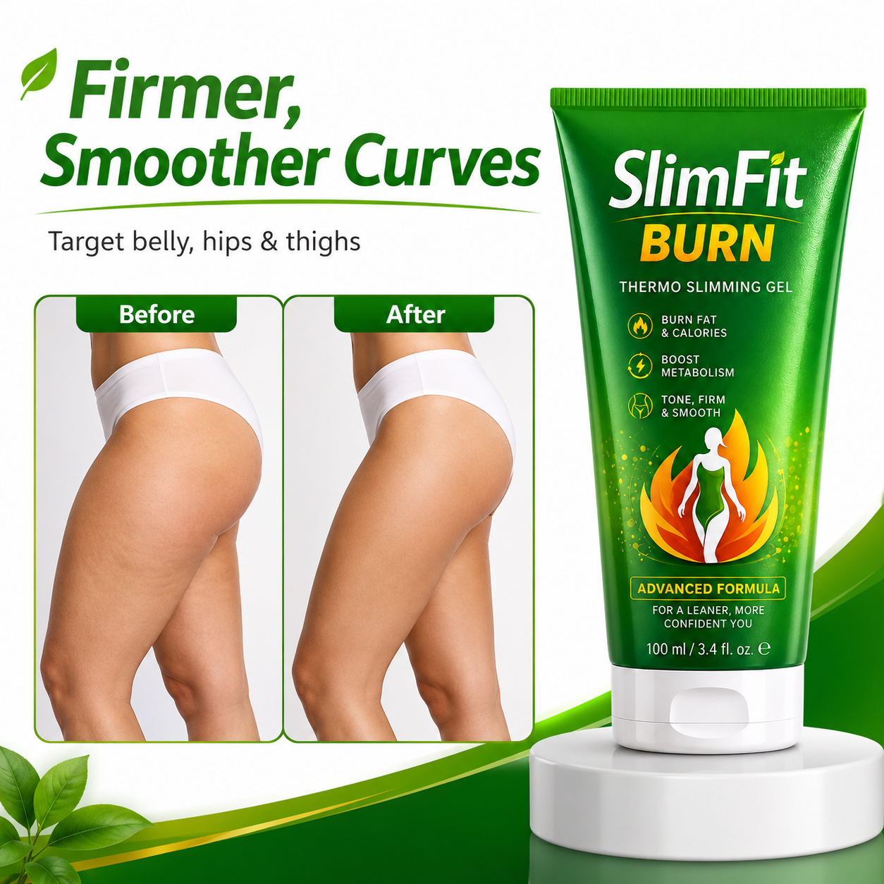 SlimFit Burn™ Thermo-Active Body Contouring Gel&Fat Burning Gel