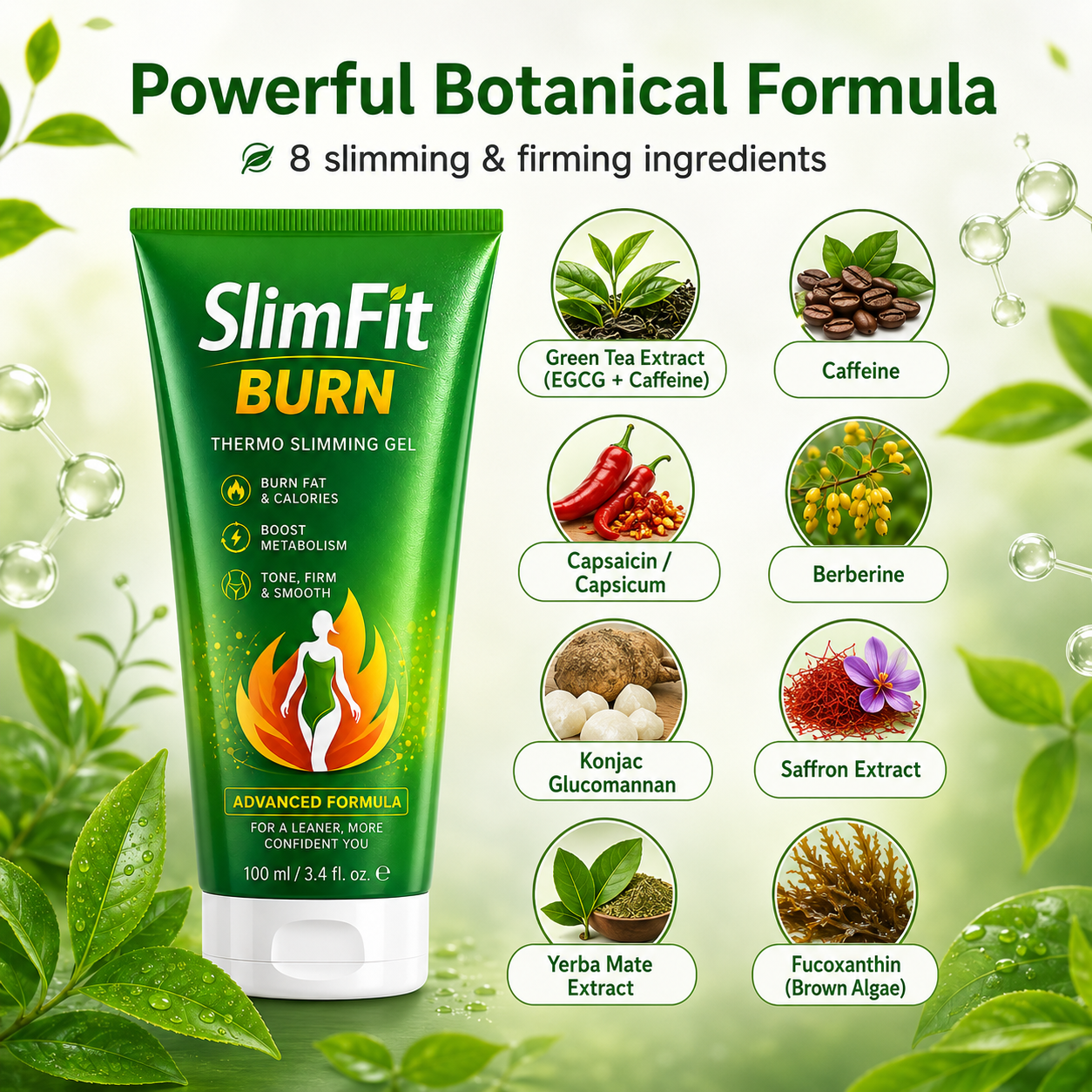SlimFit Burn™ Thermo-Active Body Contouring Gel&Fat Burning Gel