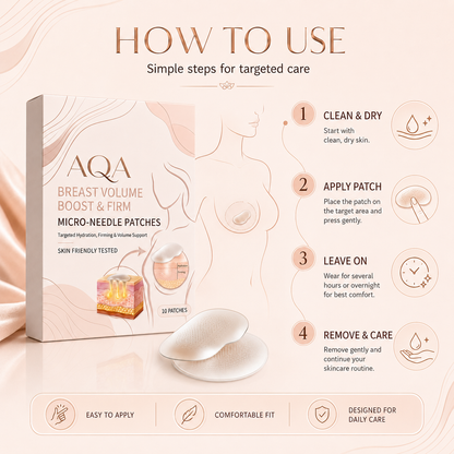 AQA BREAST ENHANCEMENT MICRO-CONE PATCHES
