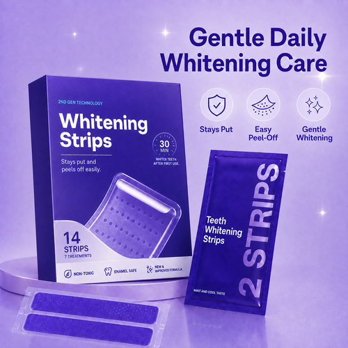 Purple Teeth Whitening Strips