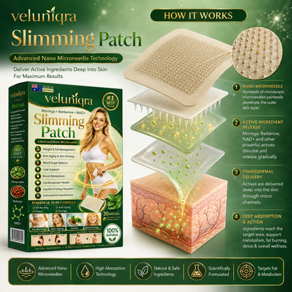 Veluniqra Moringa + Berberine + NAD+ Weight Management Patch